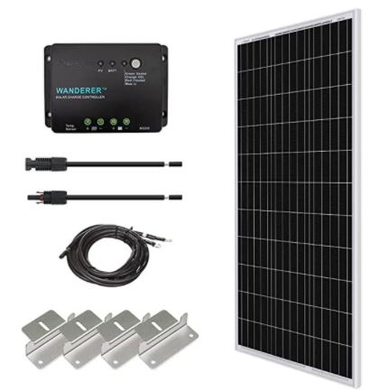 Solar Panels for Tiny House: Renogy KIT-STARTER-100D Starter Kit