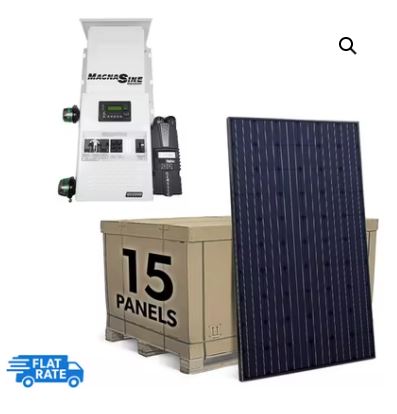 Solar Panels for Tiny House: 4.8 kW 15-Panel Heliene Off-Grid Solar System