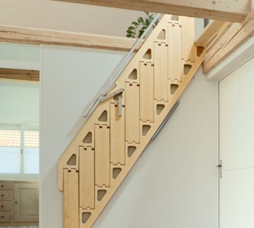 tiny home stairs: Bcompact Retractable Staircase